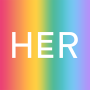 icon HER Lesbian, bi & queer dating para Samsung Galaxy Ace Duos S6802