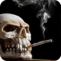 icon Smoking Skull Live Wallpaper para sharp Aquos S3 mini