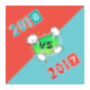 icon New Year Game - 2016 VS 2017 para Samsung Galaxy Note II N7100