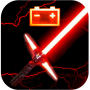 icon Lightsaber Wars Battery Widget - Force of Stars para UMIDIGI C Note 2