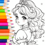 icon Doll Color: Princess Coloring para Samsung Galaxy Tab 2 10.1 P5110