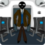 icon Stickman airport