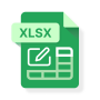 icon Edit XLSX Spreadsheets Reader para Samsung Galaxy Y S5360