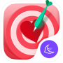 icon Valentine red heart theme para Inoi 6