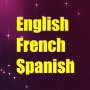 icon Learn English French Spanish para LG X Skin