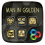 icon Man In Golden GOLauncher EX Theme