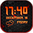 icon Black Weather and Clock Widget 2.2