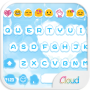 icon Cloud Love Emoji Keyboard Skin