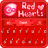 icon GO Keyboard Red Hearts Theme 1.1.1