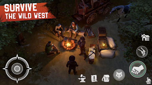 Wild west pop up ui cowboy jogo temático estratégia para celular