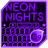 icon GO Keyboard Purple Neon Theme 1.2.3