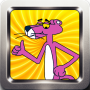 icon panther in pink world