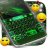 icon Green Flame Keyboard Theme 1.279.13.88