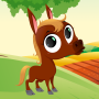 icon Kids Farm Animal Color Scratch