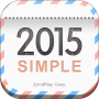 icon 탁상달력 2015 : 심플 (위젯) para Samsung Galaxy Note 10.1 N8000