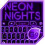 icon GO Keyboard Purple Neon Theme