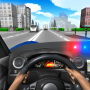 icon Police Driving In Car