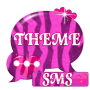 icon Pink Zebra GO SMS Theme para HiSense Infinity KO C20