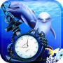 icon Aquarium Live Wallpaper - Analog Clock