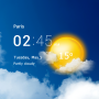 icon Transparent clock and weather para Inoi 6