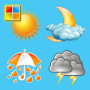 icon Weather and Seasons Cards para blackberry DTEK50