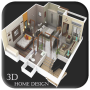 icon 3D Home Design para tecno Spark 2