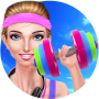 icon Gym Girl: Fitness Beauty Salon para karbonn A7 Turbo