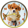 icon Sweet Puppy Analog Clock