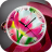 icon Tulips Clock Live Wallpaper 1.11