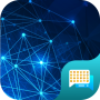 icon Blue Tech Free Emoji SMS Theme para Lenovo K5 Play