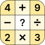 icon Crossmath - Math Puzzle Games para Samsung Galaxy Core Lite(SM-G3586V)
